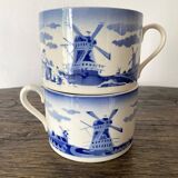 Antique tea or chocolate cups from Badonviller.