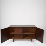 Pair of Scandinavian rosewood sideboard Omann Jun 1960s
