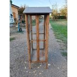 Aviary bird cage wood and wire mesh