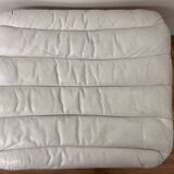 Pulkka armchair by Ilmaria Lappalainen and its ottoman