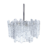Ice Glass Chandelier by J. T. Kalmar for Kalmar Franken KG, 1960s
