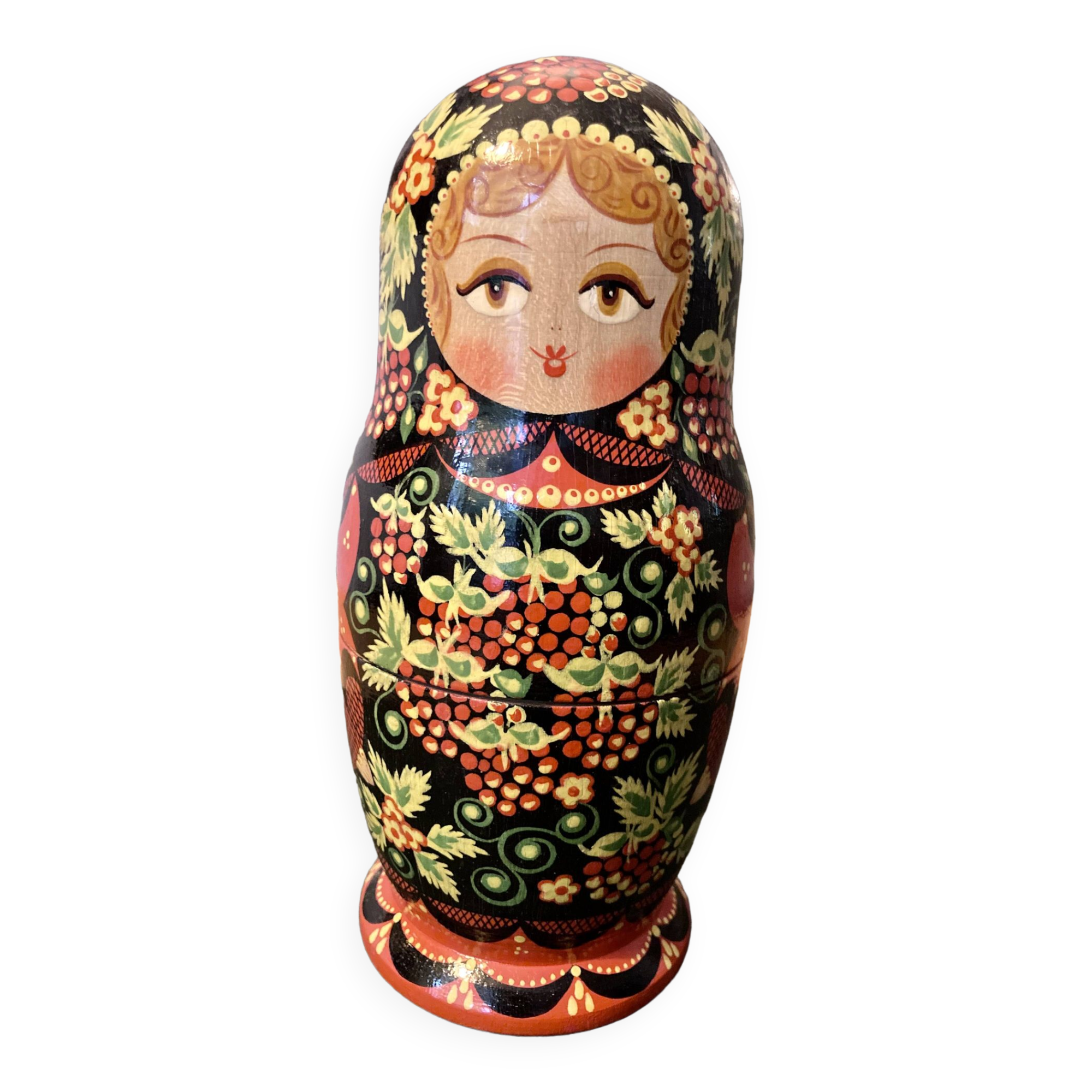 Magnificent family of Russian matryoshkas – 9 dolls – excellent condition