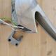 2 x wall sconces by Joan Auge for Taller Uno / model Alien / polished cast aluminum