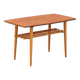 Table basse double plateau teck 1960 danemark