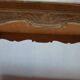 Vintage Oak &  Mosaic Coffee Table with Brids, Louis XV style 1970s