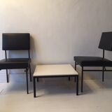 Pair of Philippon and Lecoq chairs 1955