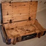 Wooden military crate