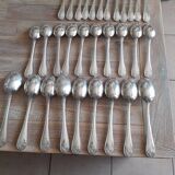31 Christofle silver metal cutlery