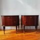 Paire de tables de chevets Italiennes 1956
