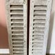 Set of 2 large old louvered shutters