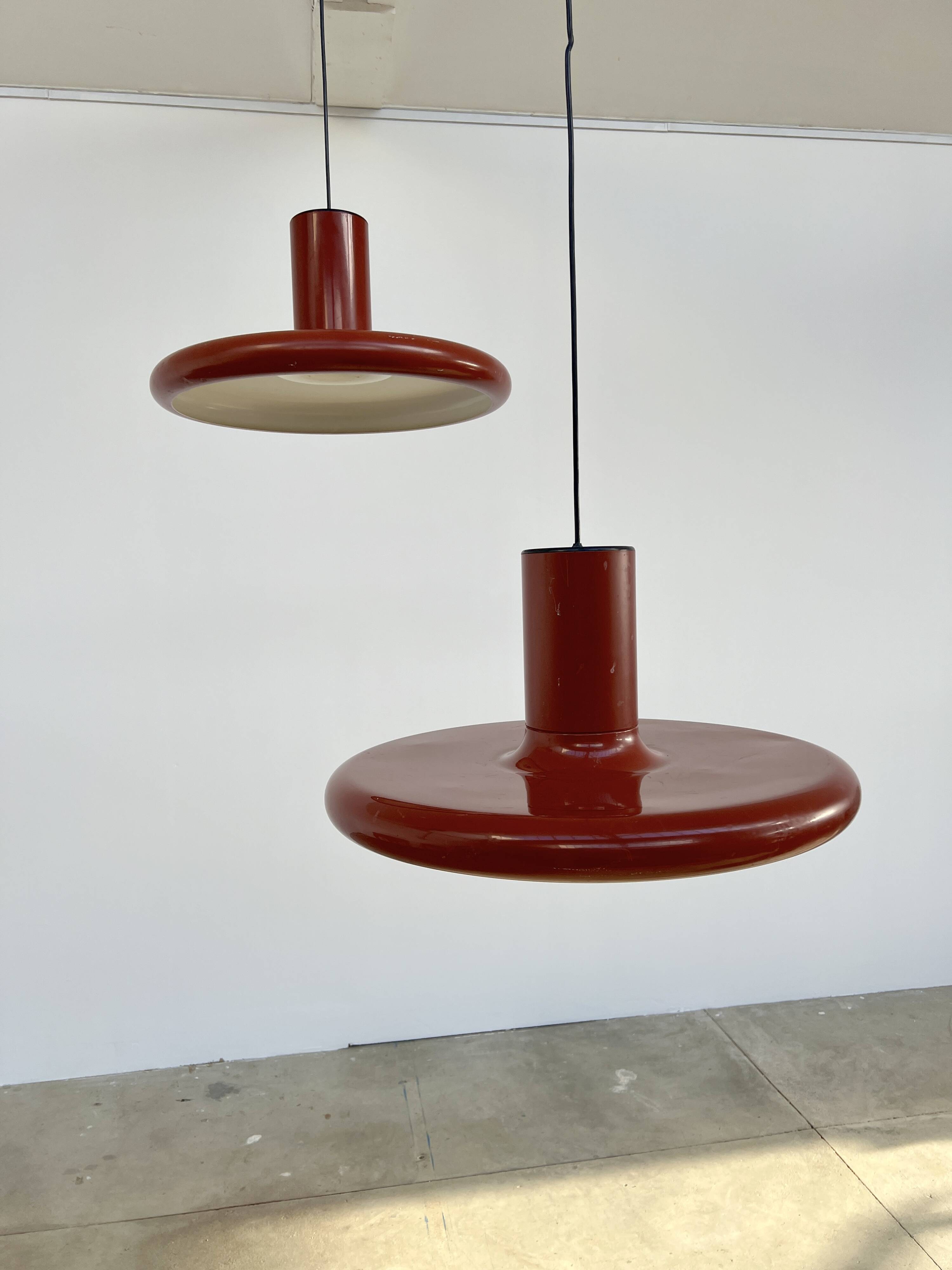 Lita dome suspension 58 vintage brick red