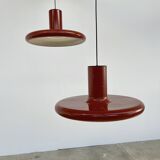 Suspension Lita dôme 58 vintage rouge brique