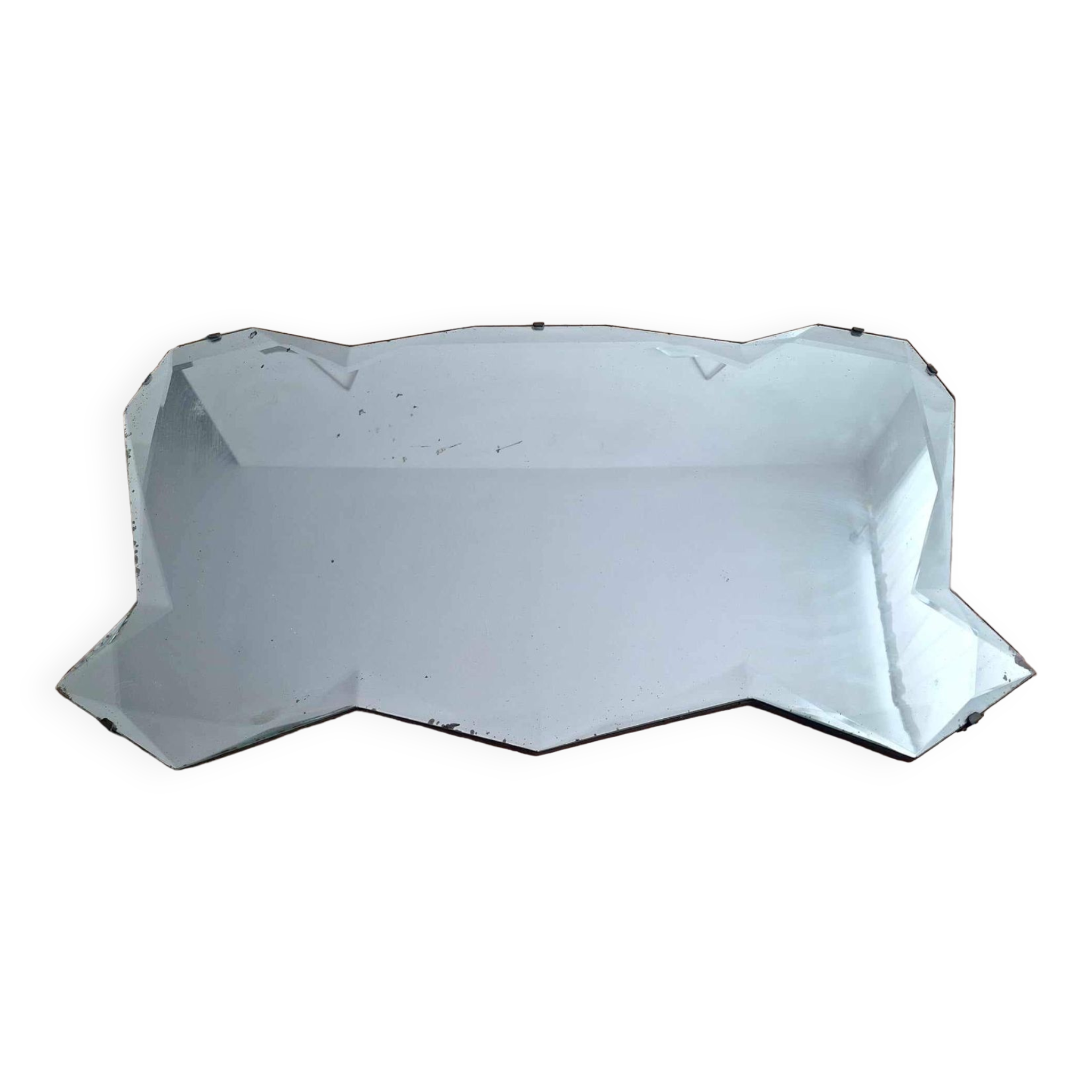 Miroir vintage forme geometrique