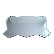 Miroir vintage forme geometrique