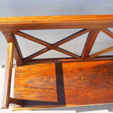 Solid oak bench