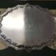 Large English silver plated tray from the 1930s