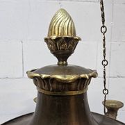 Antique Neo-Renaissance Greenman candle chandelier (Empire)