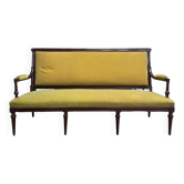 Sofa - Louis XVI period mahogany bench