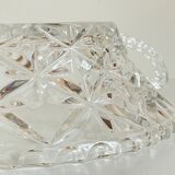 Saladier cristal ciselé vintage