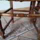 Set of 5 straw chairs