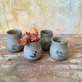 4 small assorted potteries