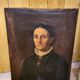 Oil portrait on canvas 19th century