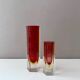 2 Sommerso vases, Flavio Poli, 60's