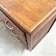 Commode vintage en chêne et poignées chrome – années 60