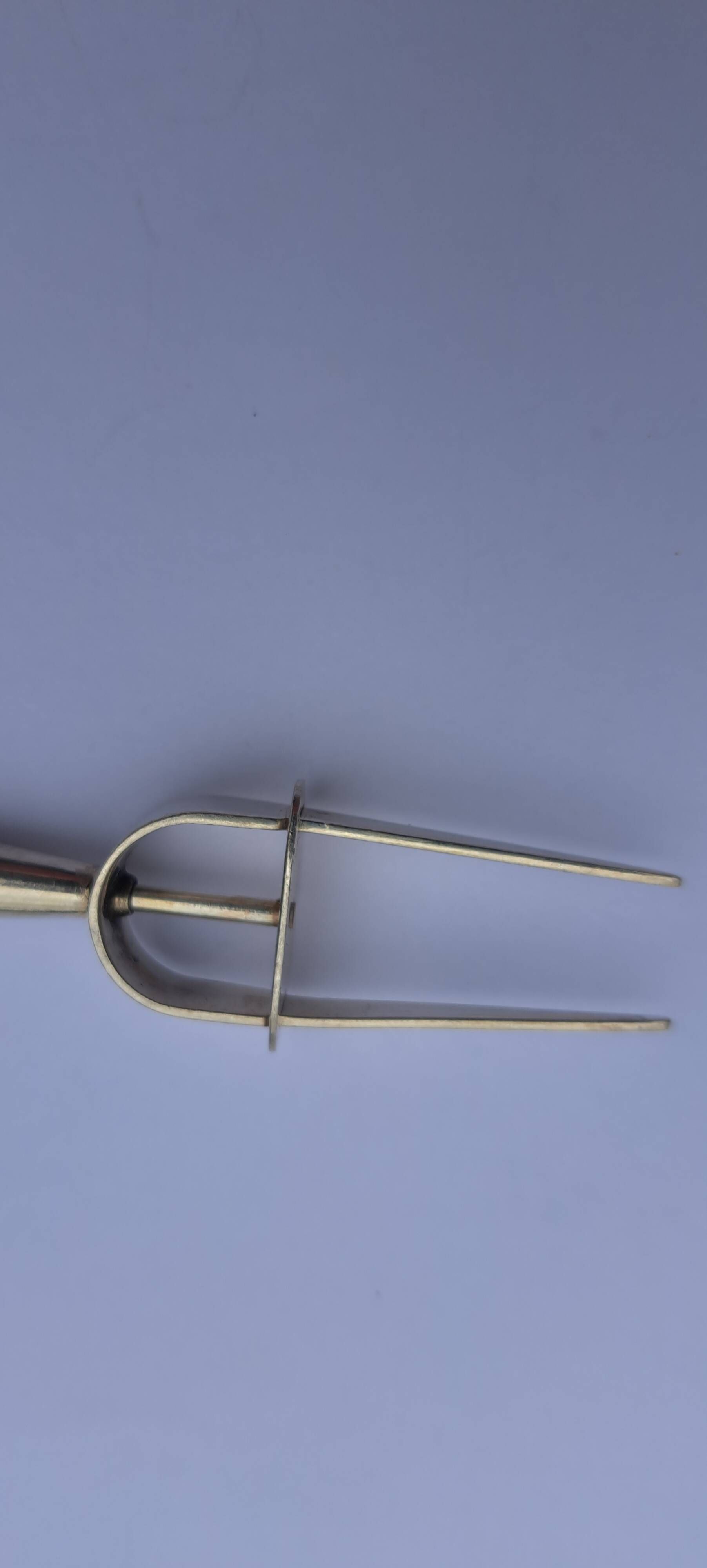 4 silver cocktail forks