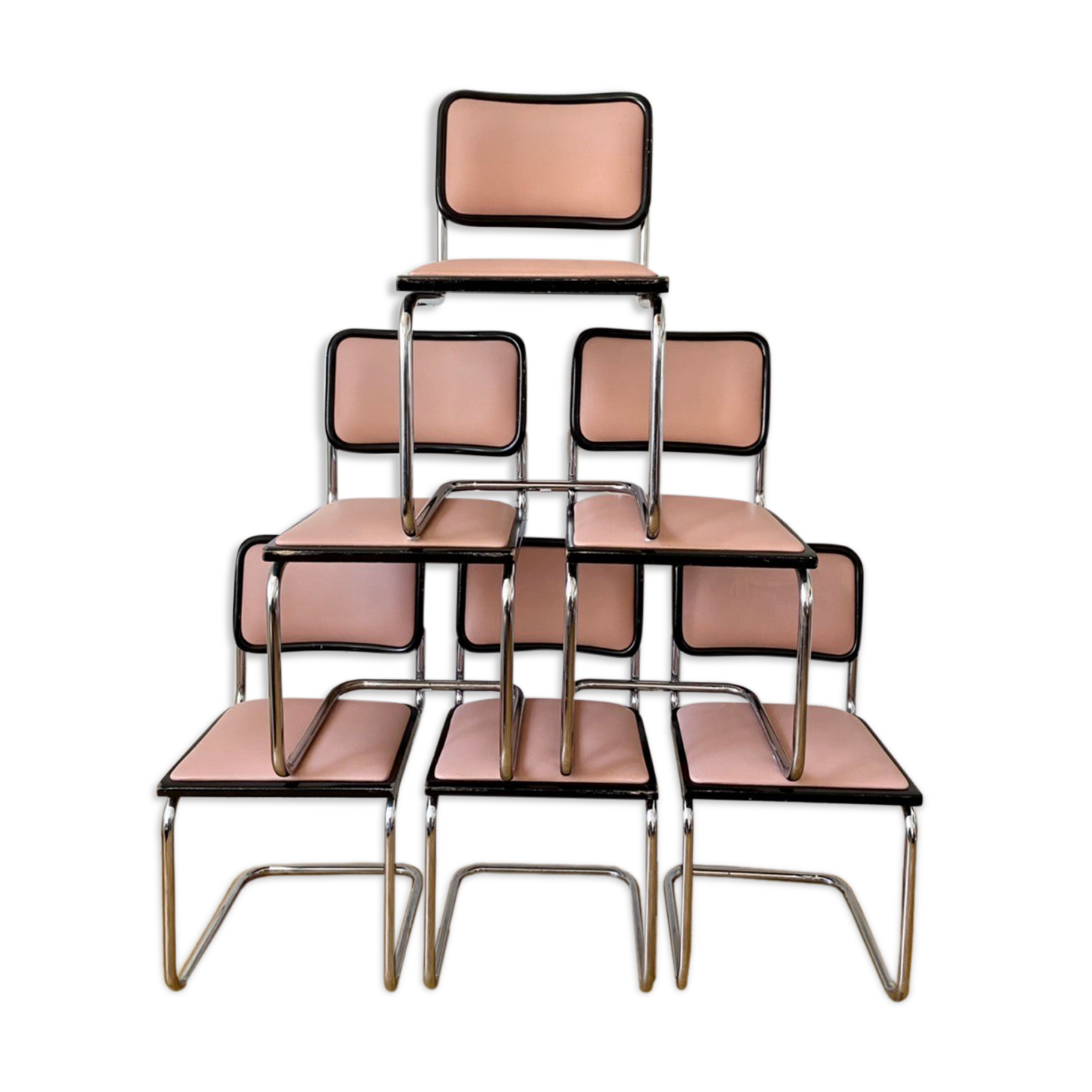 Lot de 6 chaises Cesca B32