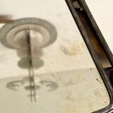 Vintage triptych barber mirror