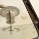 Miroir barbier triptyque vintage