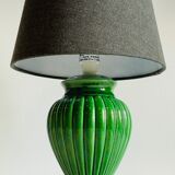 Green ceramic lamp 90s