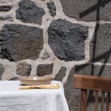 Set of 4 hollow sandstone plates