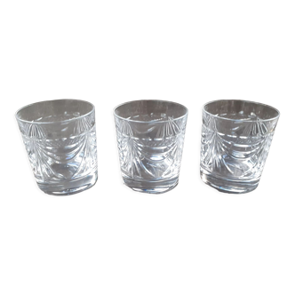 Trio of whisky glasses