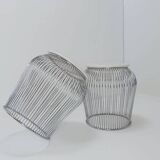 Pair of  wire stools - 1970s
