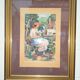 Original watercolour signed by Paul Delormoz (1895-1980) – Woman in the garden – In