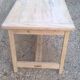Table de ferme bois brut