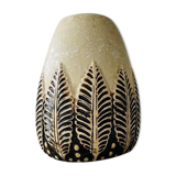 Ovoid vase Dümler & Breiden with plant motif in relief West-Germany years 60-70