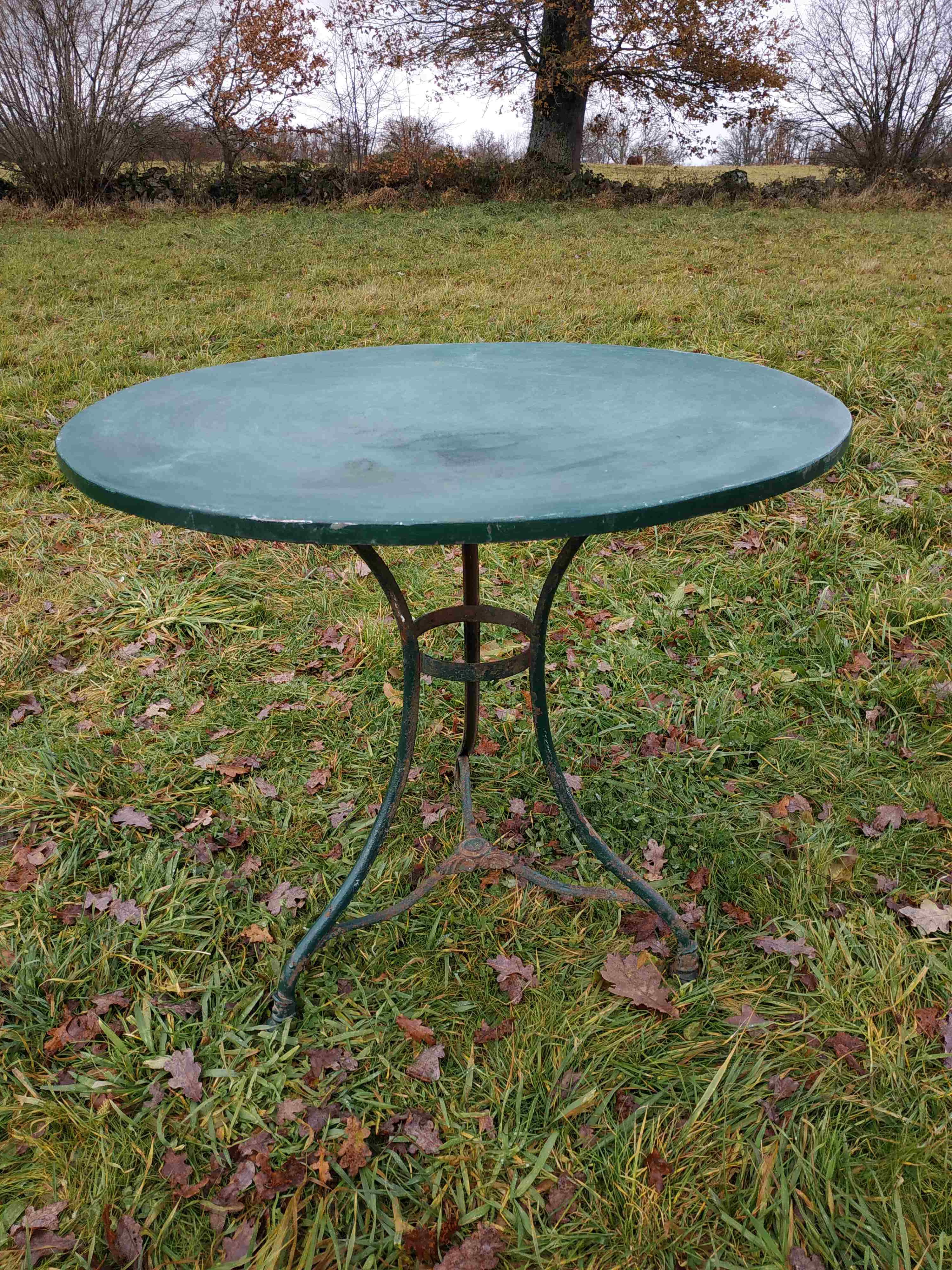 Table pedestal table terrace garden Arras