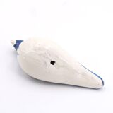 Blue and white folk bird from Mexico, 1970s