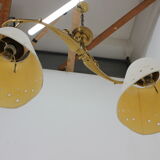 1970s italian brass pendant light