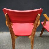 Paire de fauteuils scandinaves