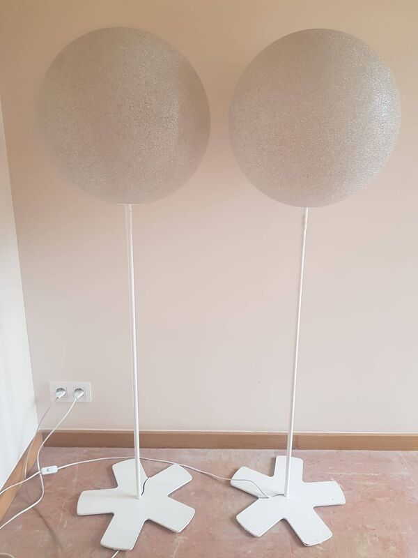 Paire de lampes Iceglobe Floor Lumen Center Italia