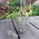 Carafe à liqueur verre ciselé