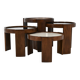 Nest tables model 780, created by Gianfranco Frattini for Cassina, year