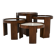 Nest tables model 780, created by Gianfranco Frattini for Cassina, year