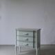 Commode suédoise peinte avec miroir | Années 1940