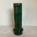 Green ceramic vase style W Germany