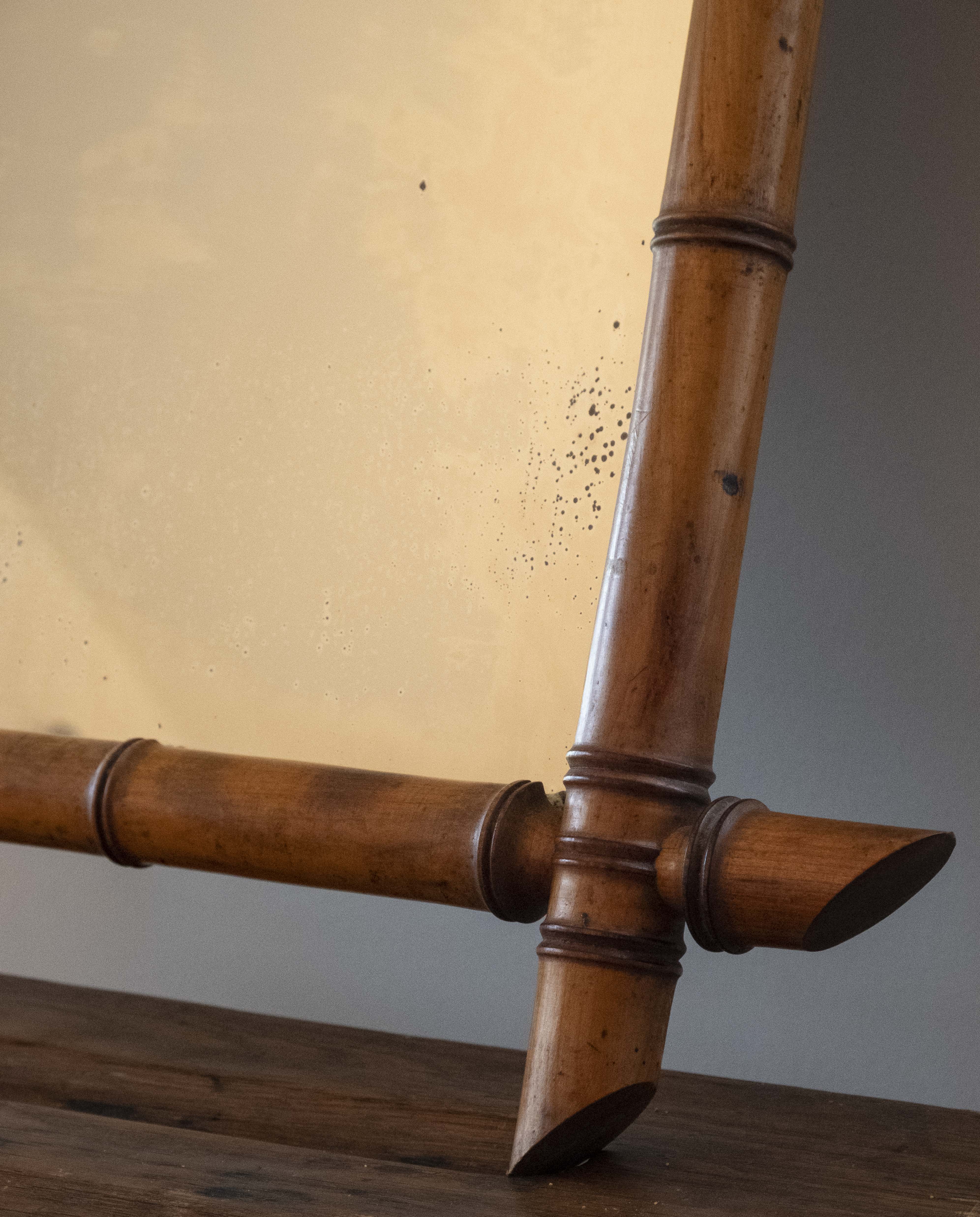 71 X 57 bamboo mirror